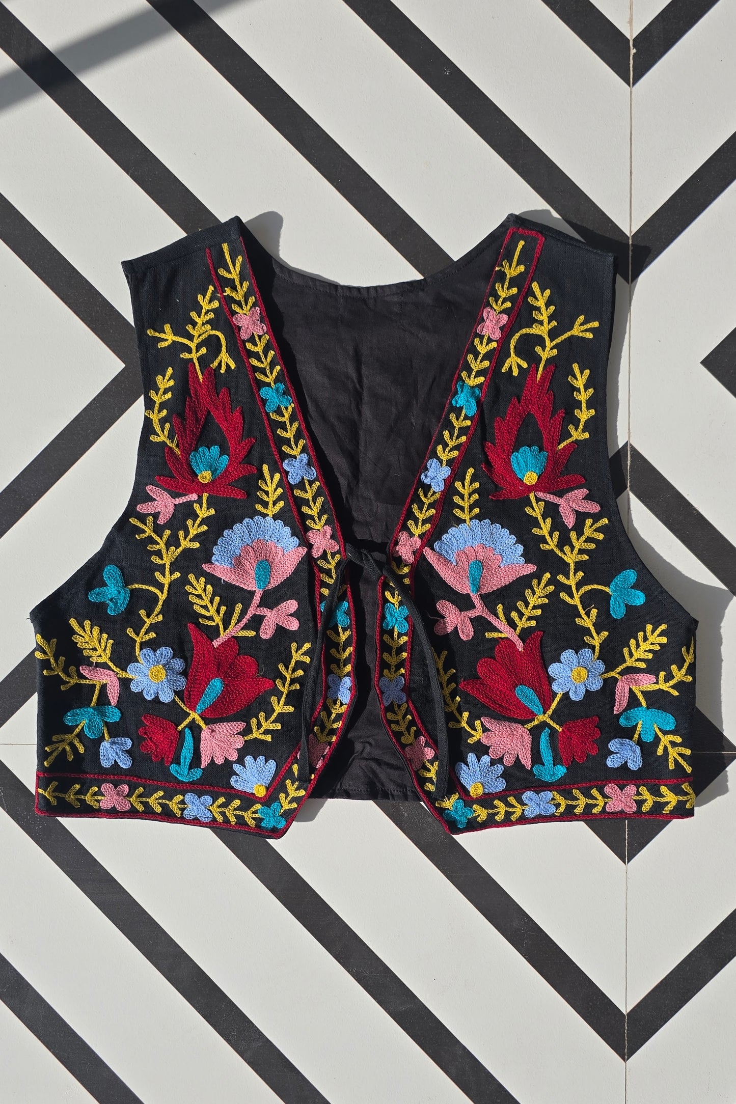 GILET FLOWERY