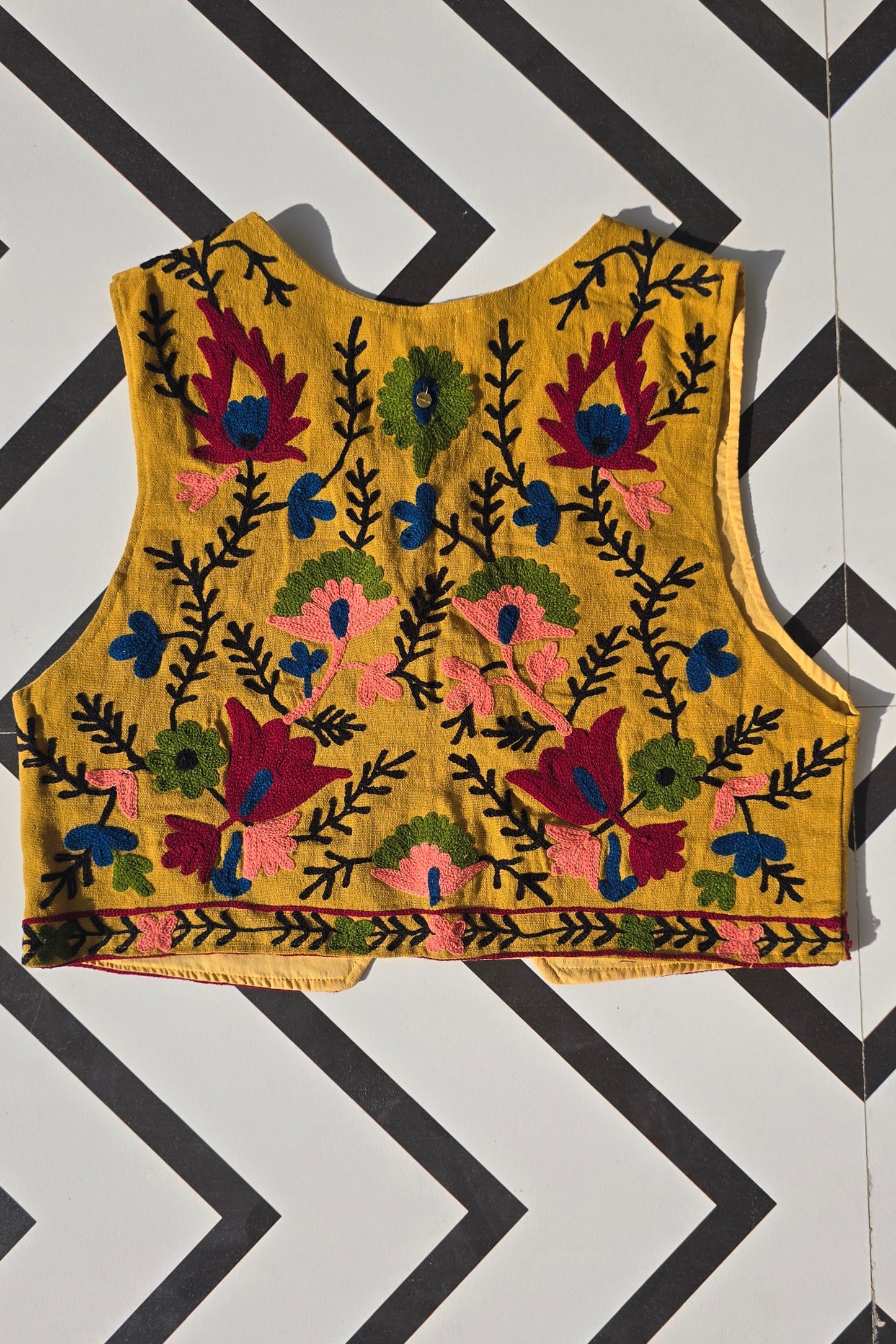 GILET FLOWERY