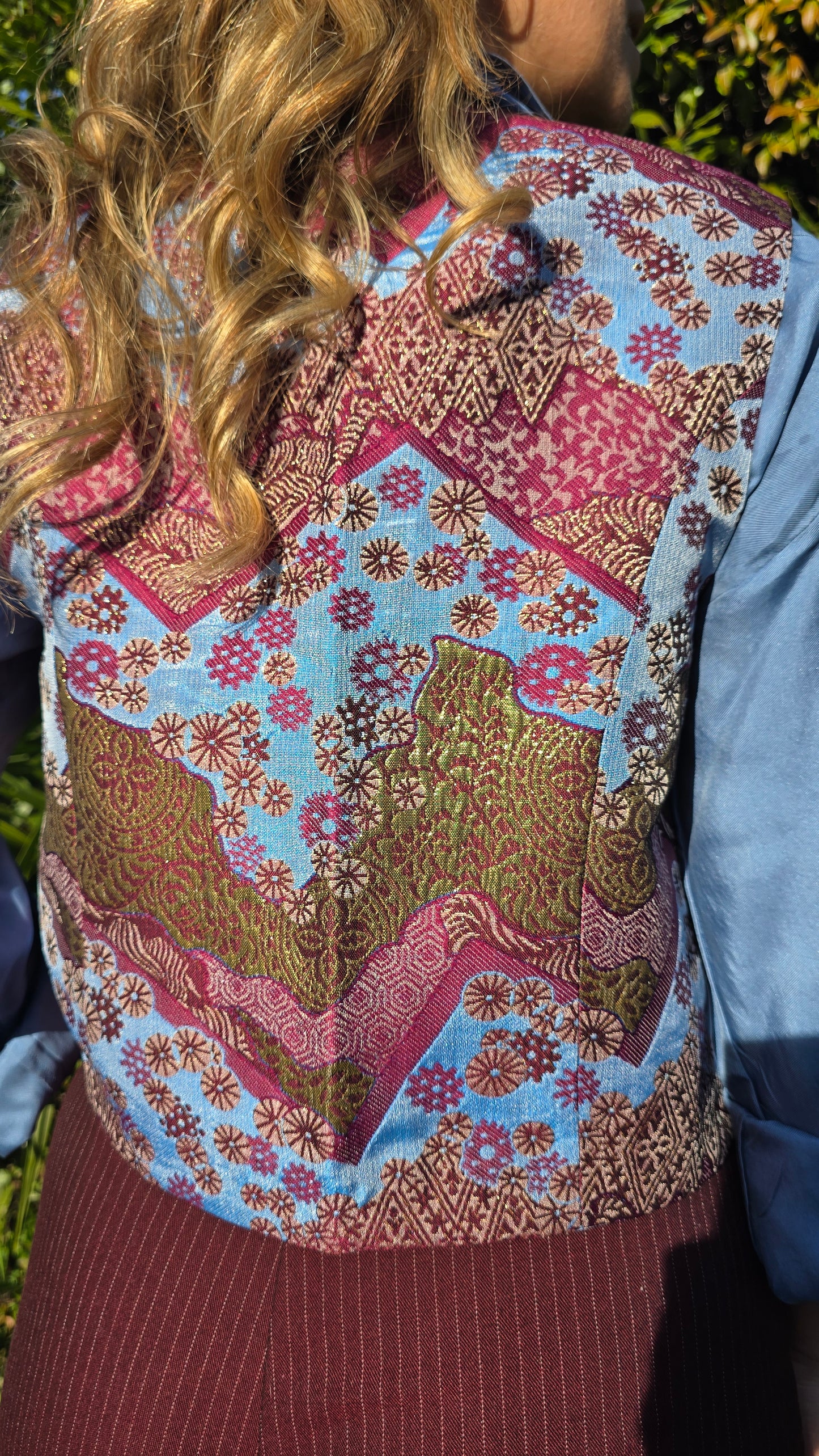 GILET FENICE CELESTE