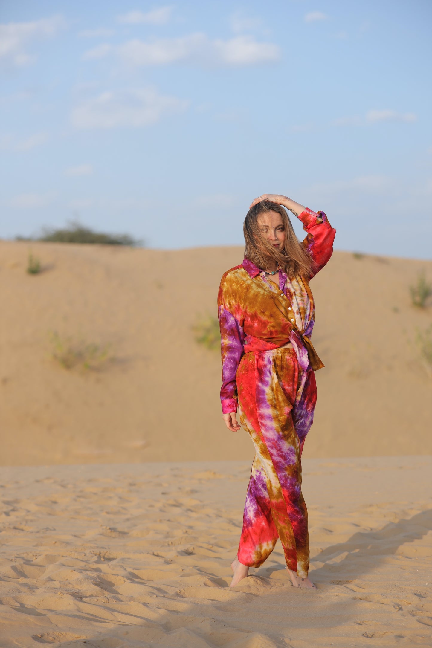 TIE DYE SET PANTA MULTICOLOR DESERT