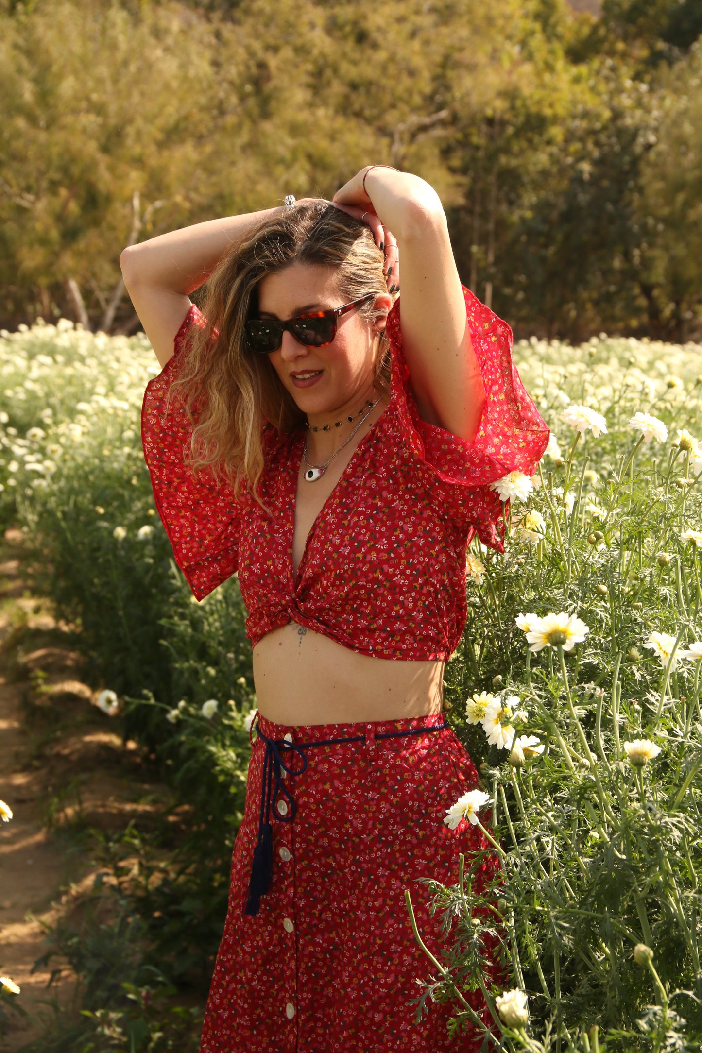COMPLETO SWEET COUNTRY ROSSO