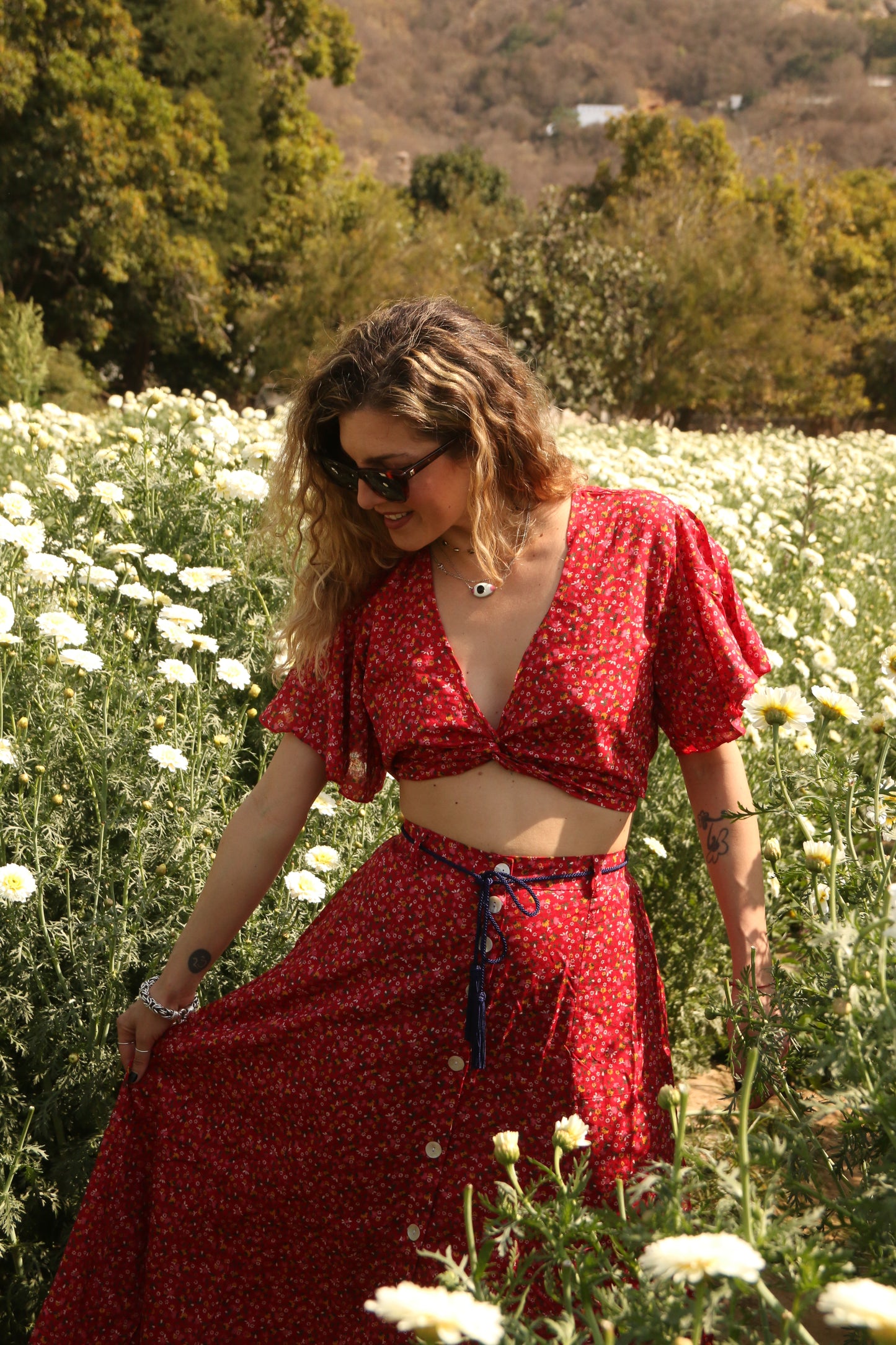 COMPLETO SWEET COUNTRY ROSSO