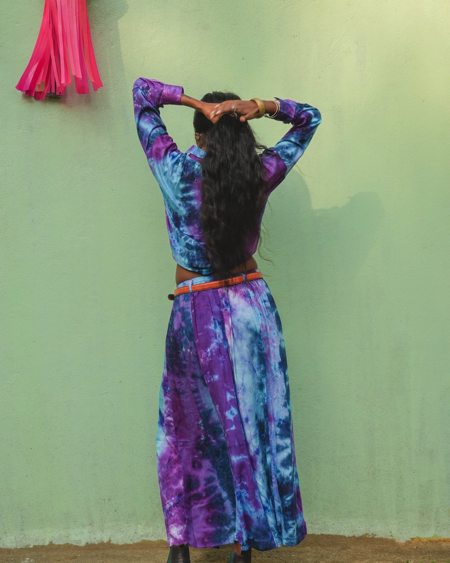 TIE DYE SET GONNA CARAIBI