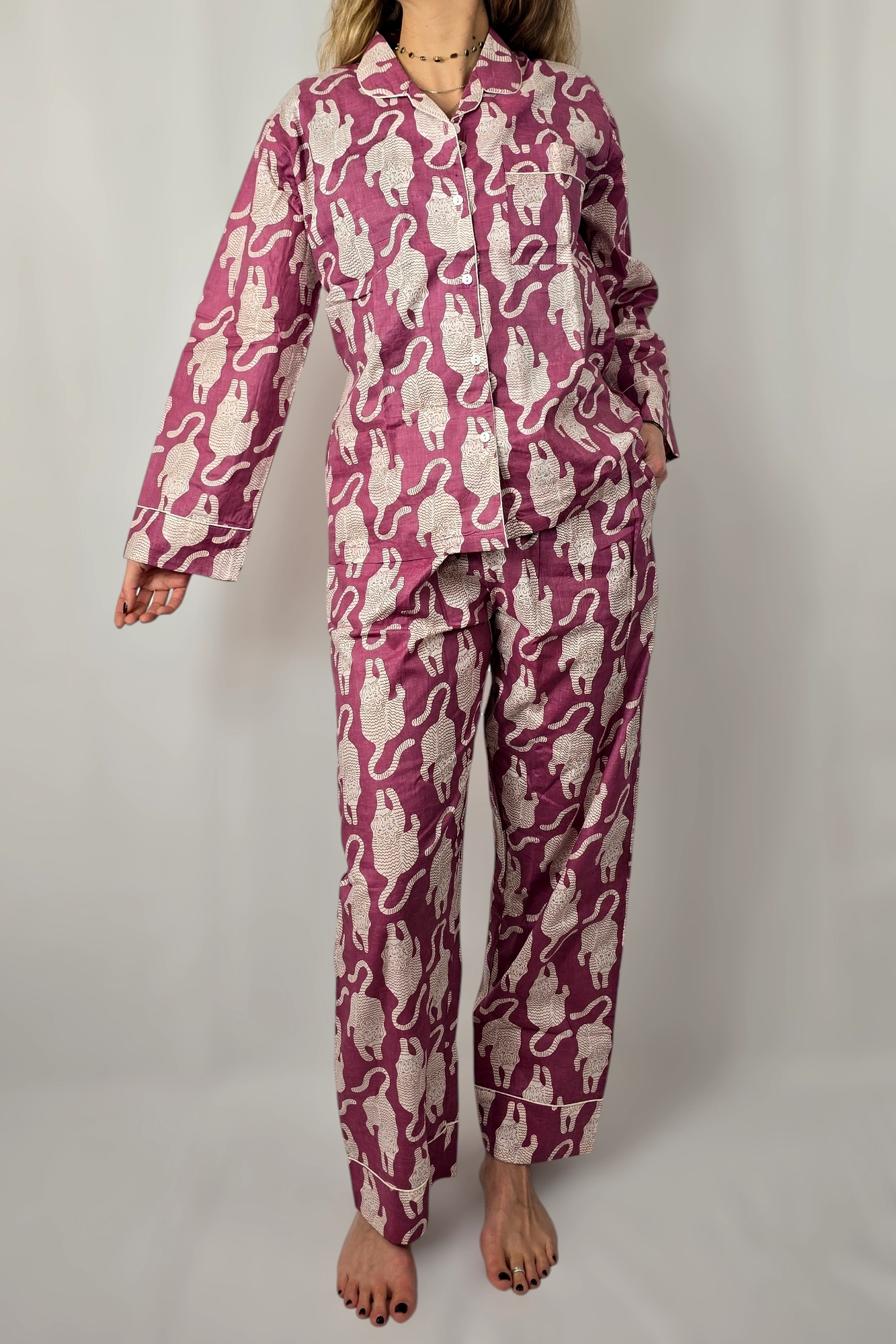 PYIJAMA COTONE DONNA