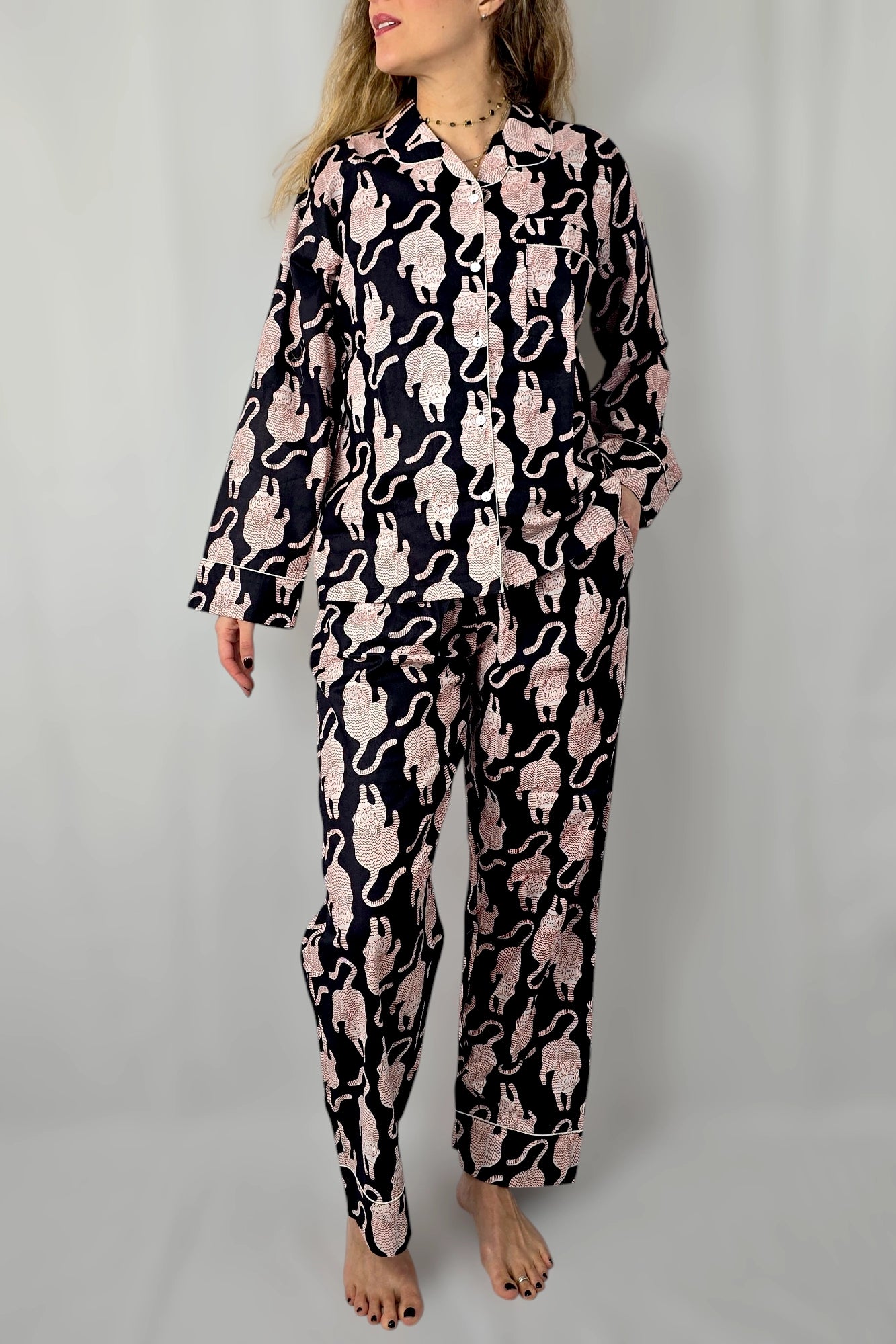 PYIJAMA COTONE DONNA