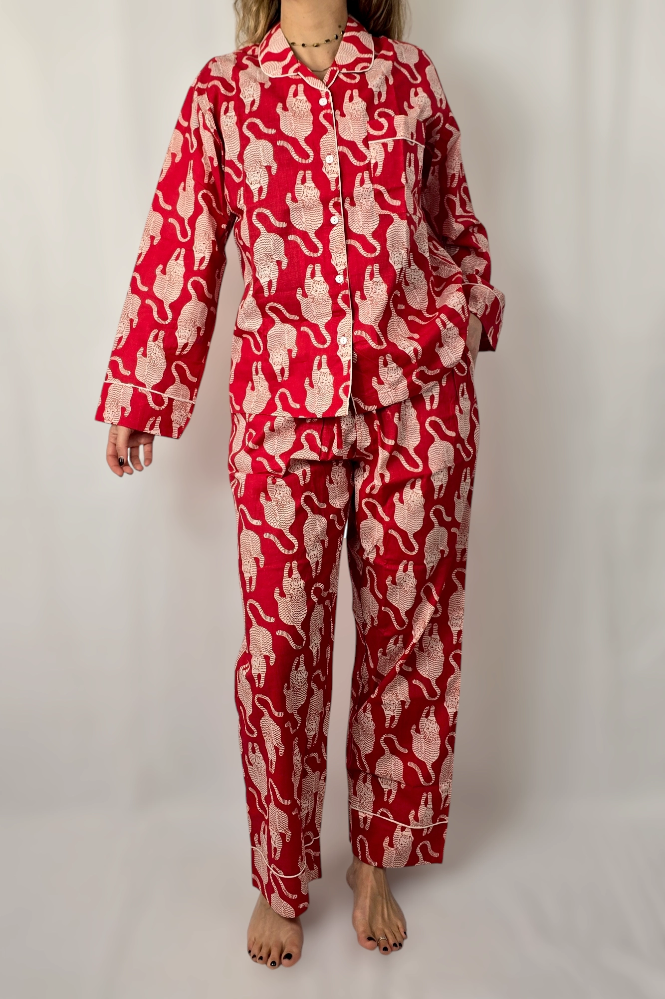 PYIJAMA COTONE DONNA