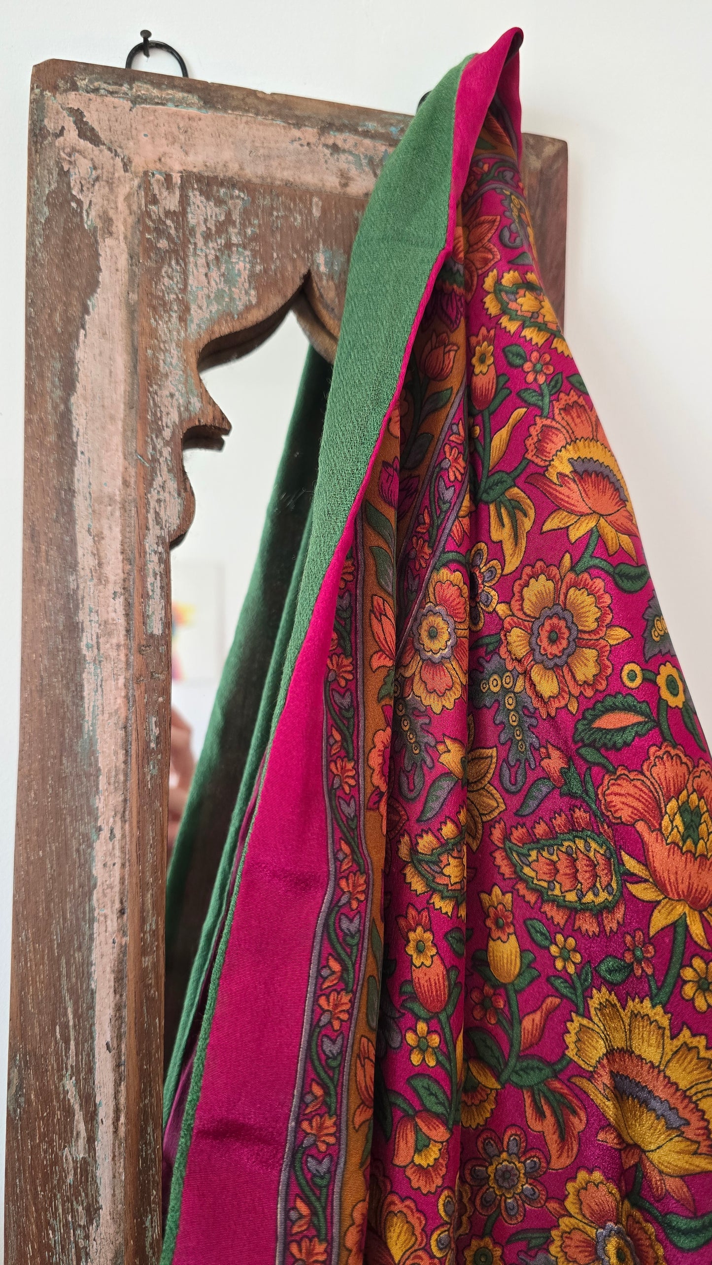 SCIARPA COLLO AMPIA MAGENTA GARDEN