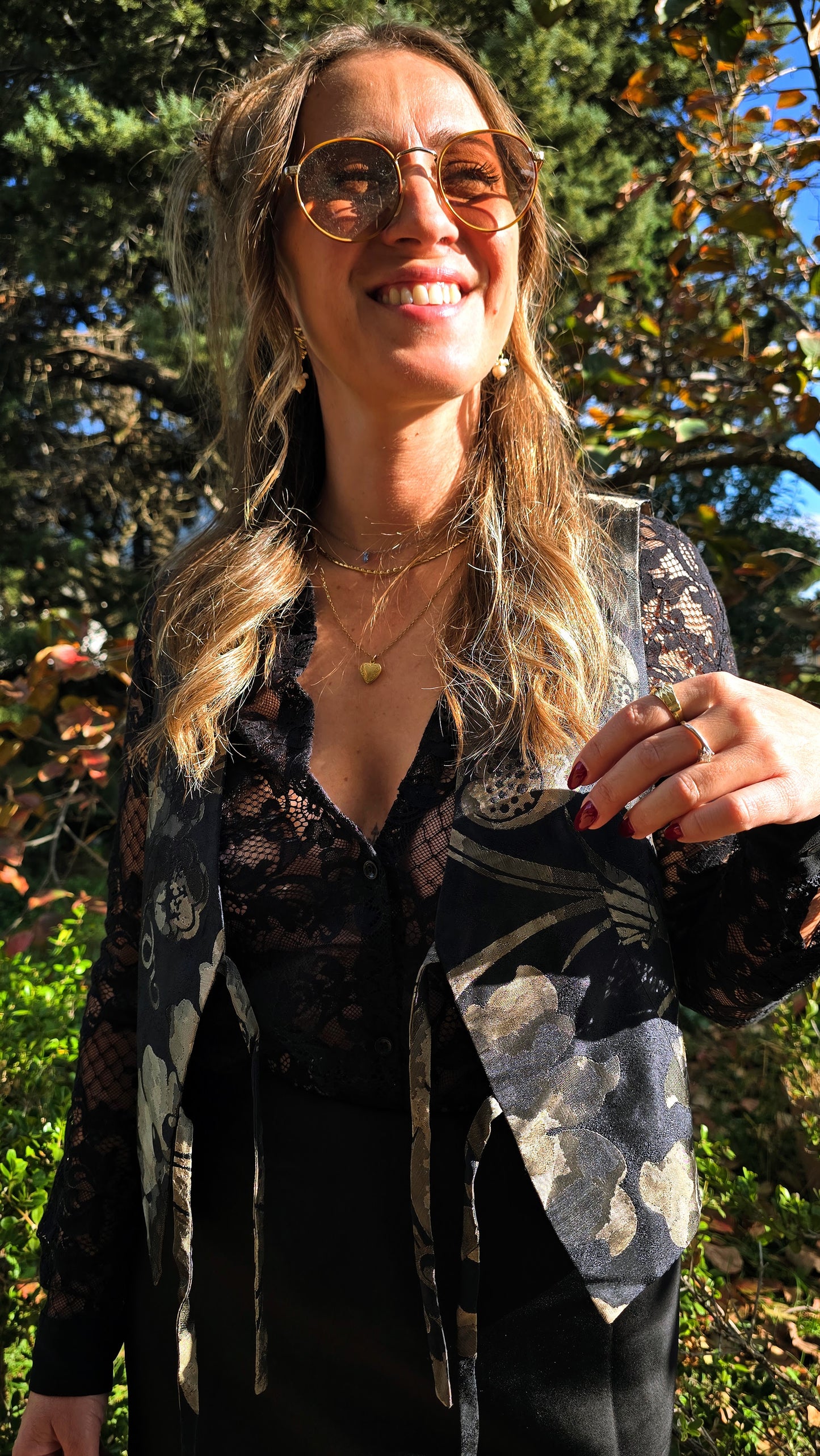 GILET TALISMANO JACQUARD