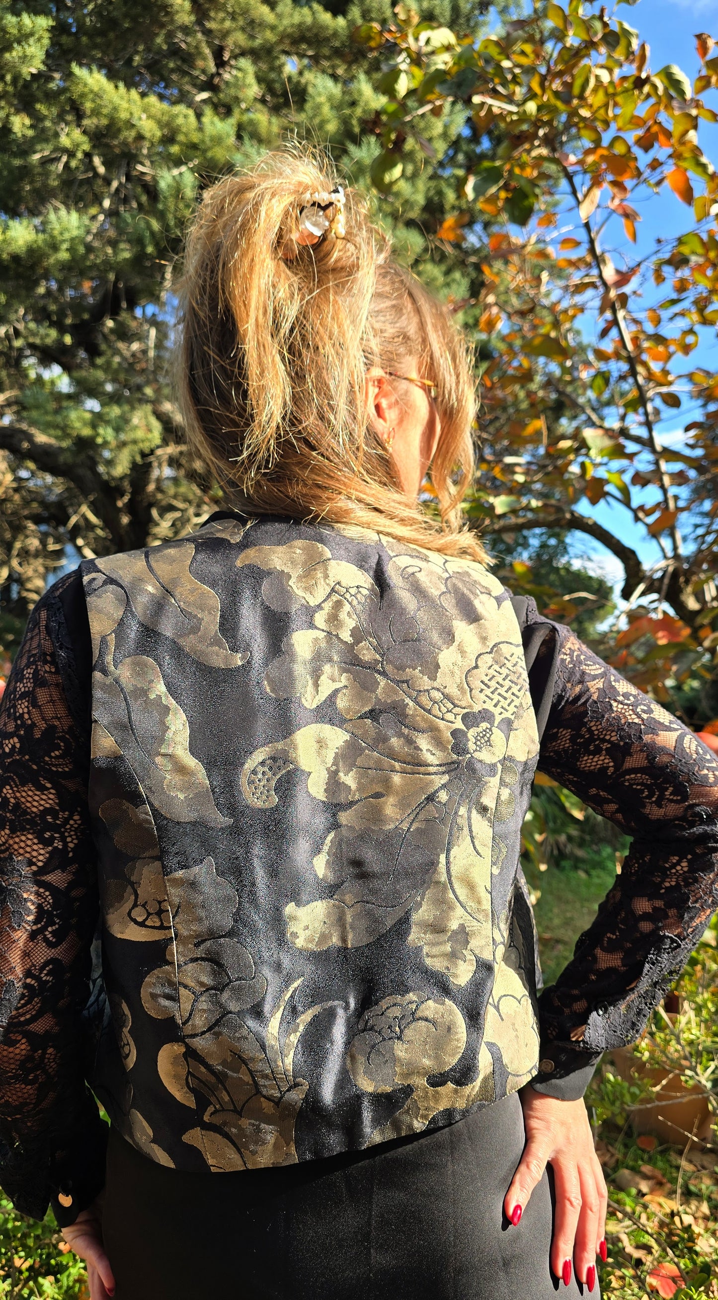 GILET TALISMANO JACQUARD