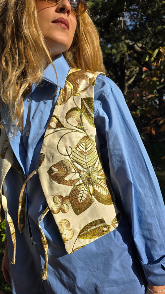 GILET TALISMANO FLEUR