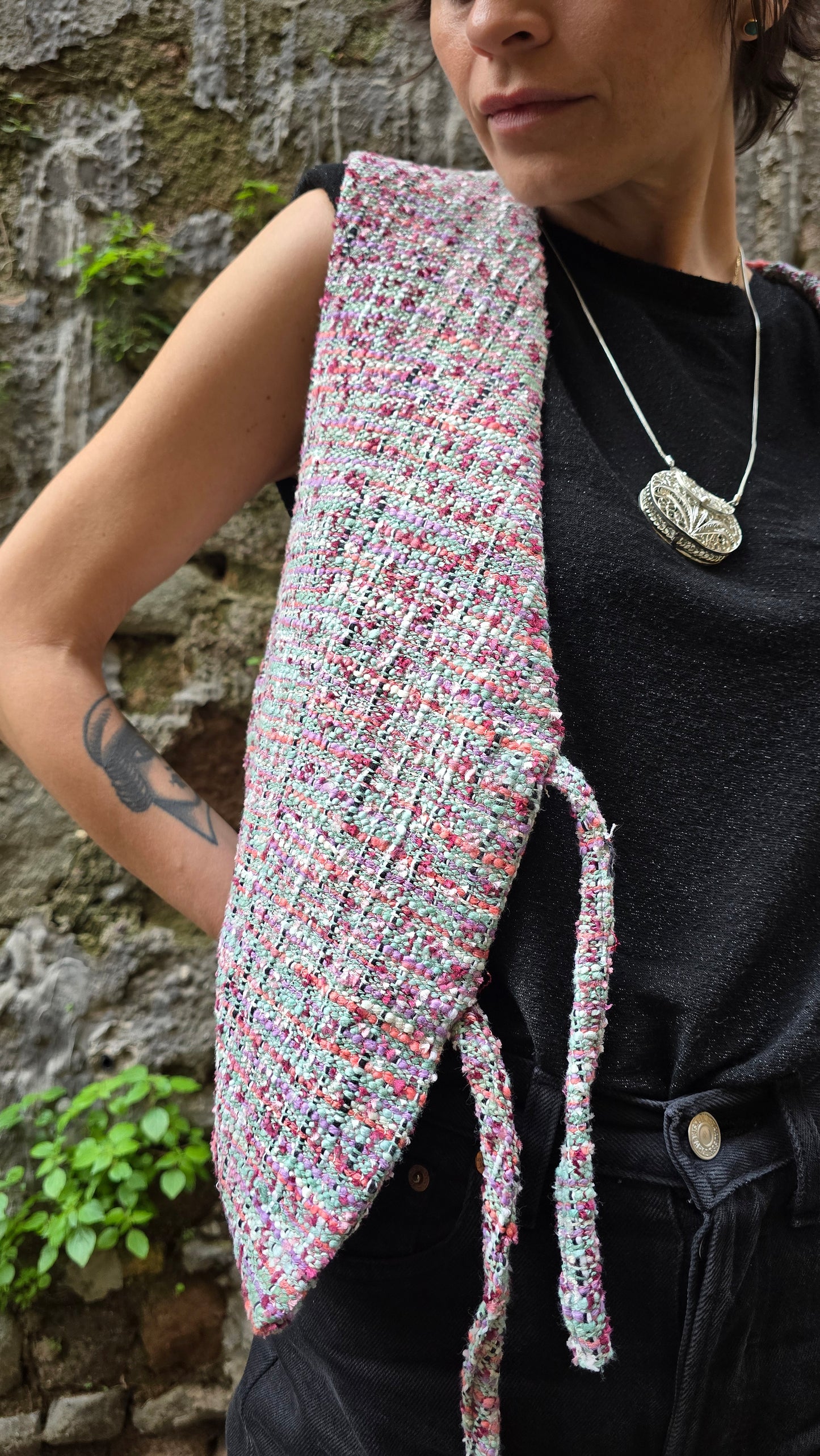 GILET TWEED