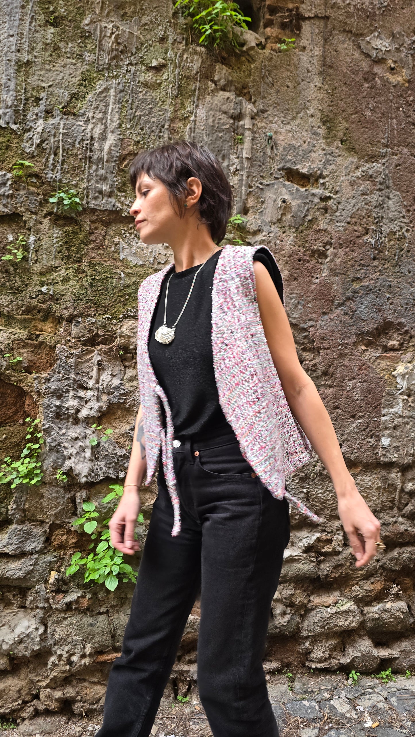 GILET TWEED