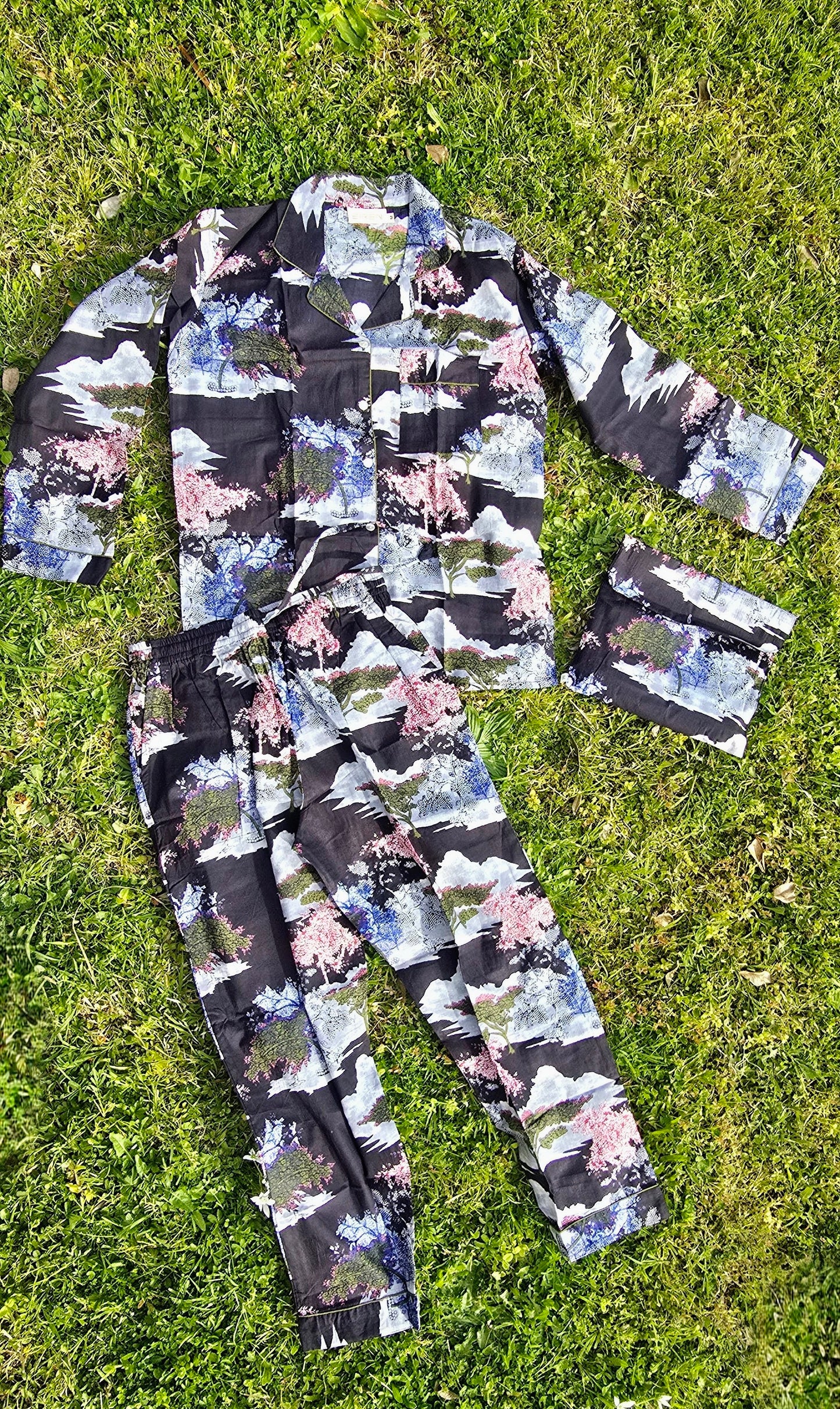 PYJAMAS COTONE DONNA japan black