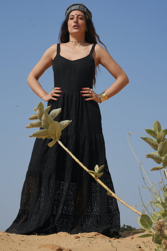 TARA DRESS NERO