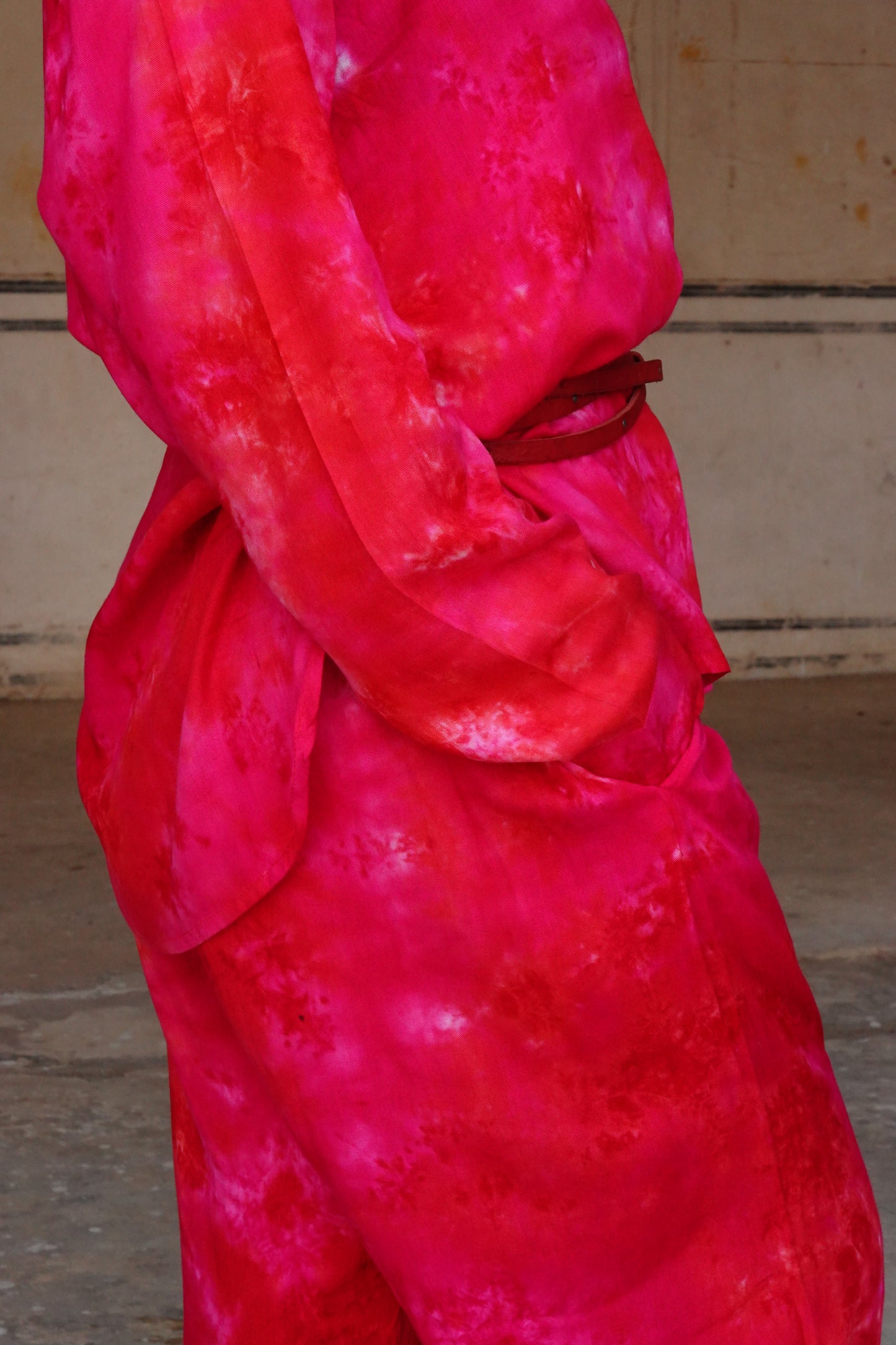TIE DYE SET PANTA GLULABI MIX