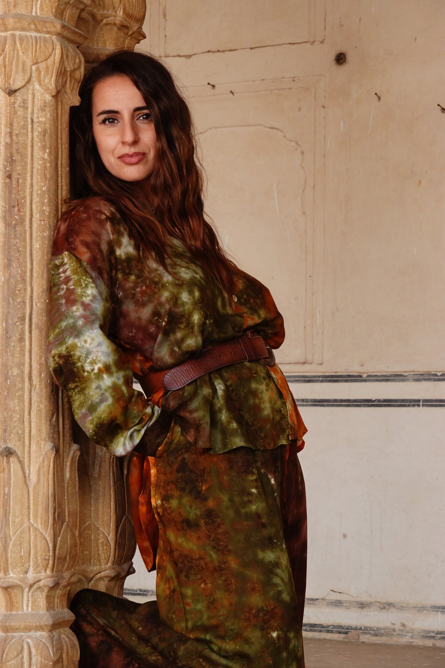 TIE DYE SET PANTA  TOPAZ
