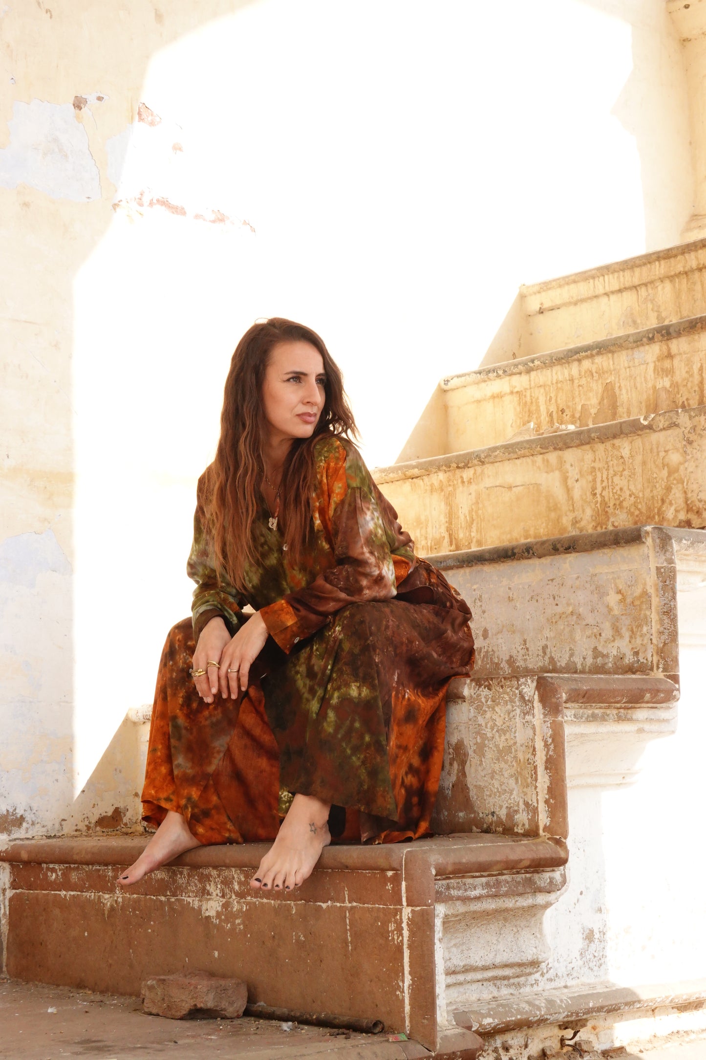 TIE DYE SET GONNA  TOPAZ