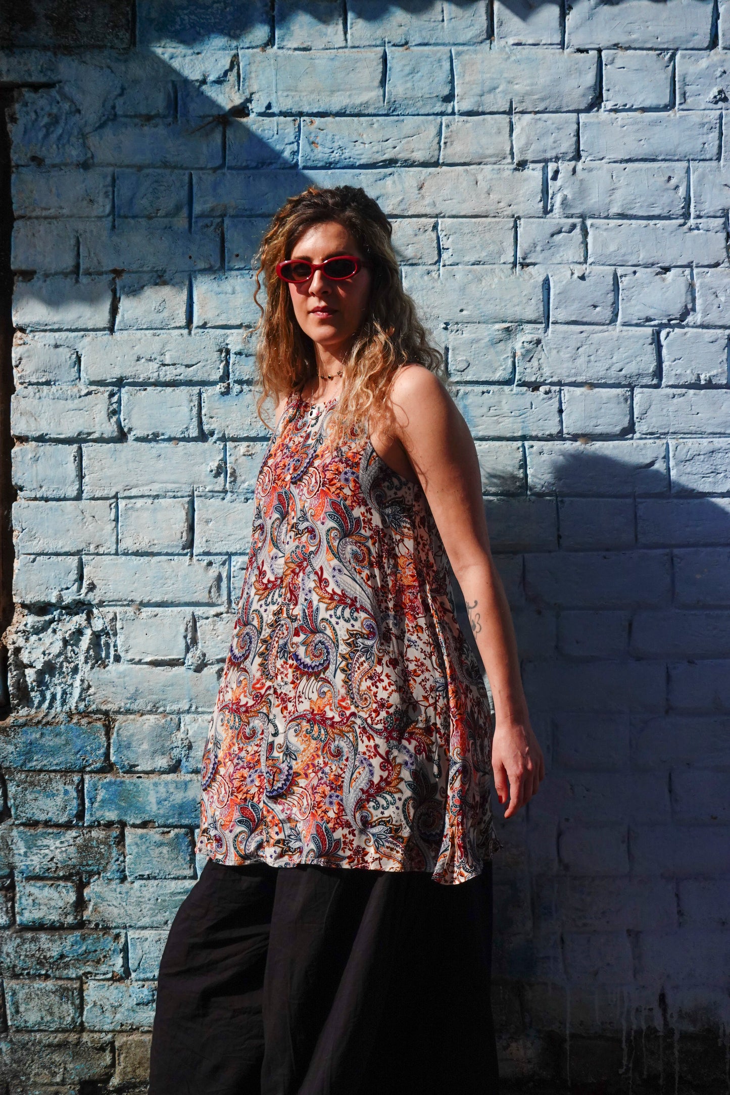 SWING DRESS PAISLEY