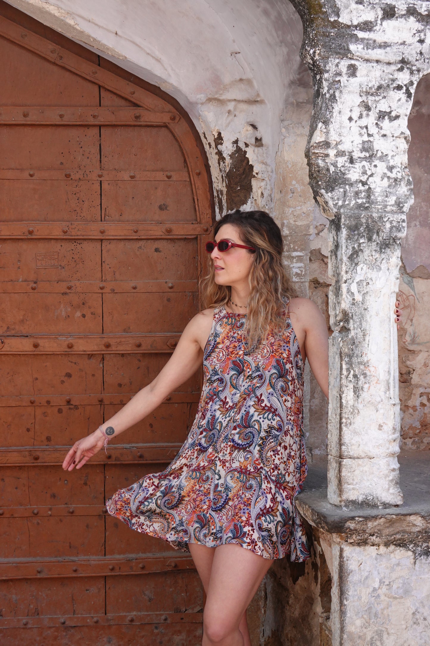 SWING DRESS PAISLEY