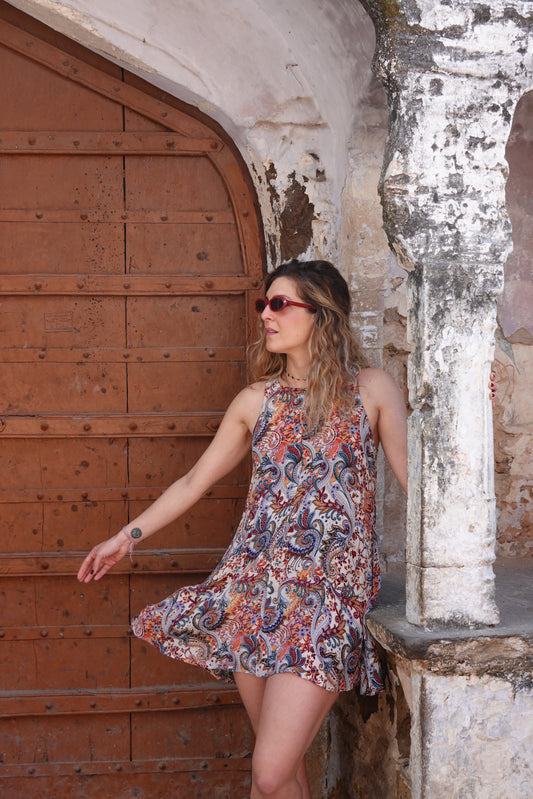 SWING DRESS PAISLEY