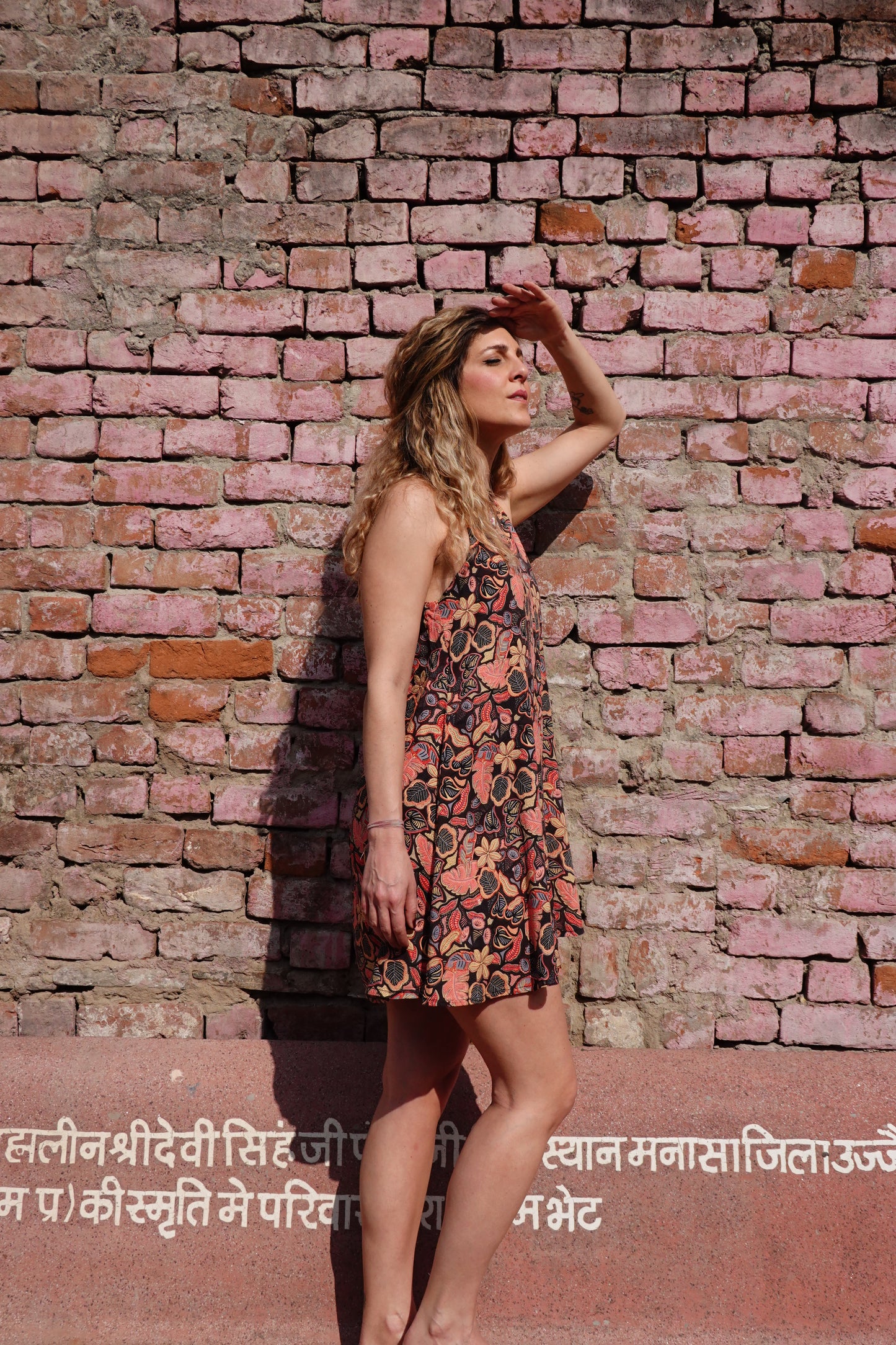 SWING DRESS BALI BLACK