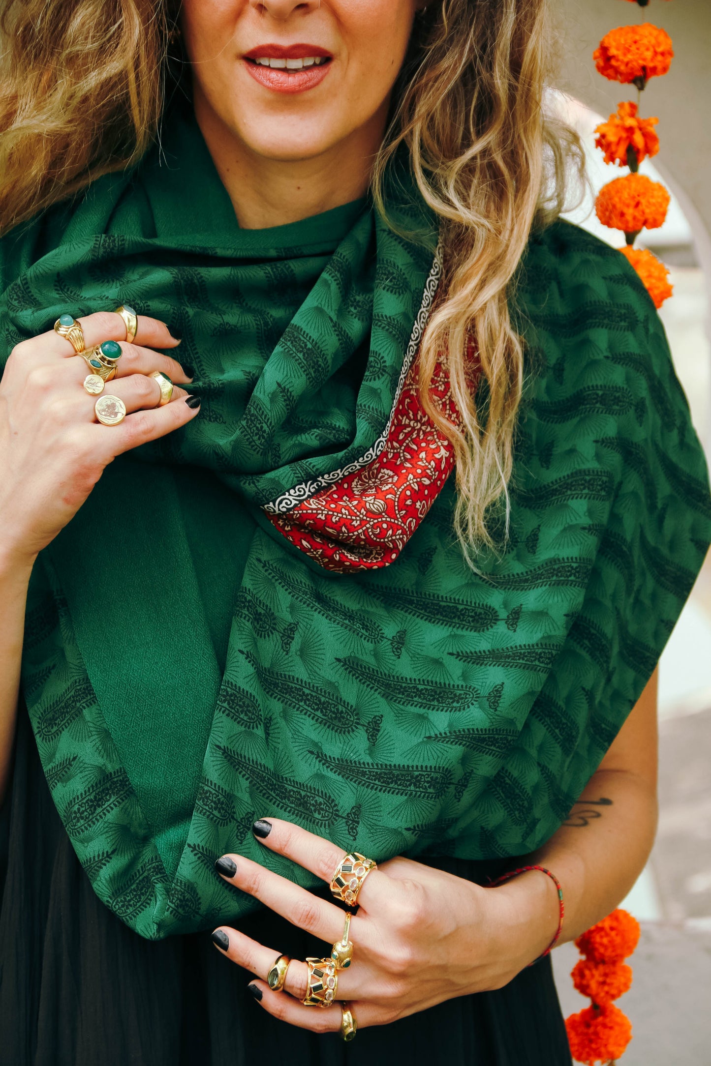 SCIARPA COLLO AMPIA SMERALDO