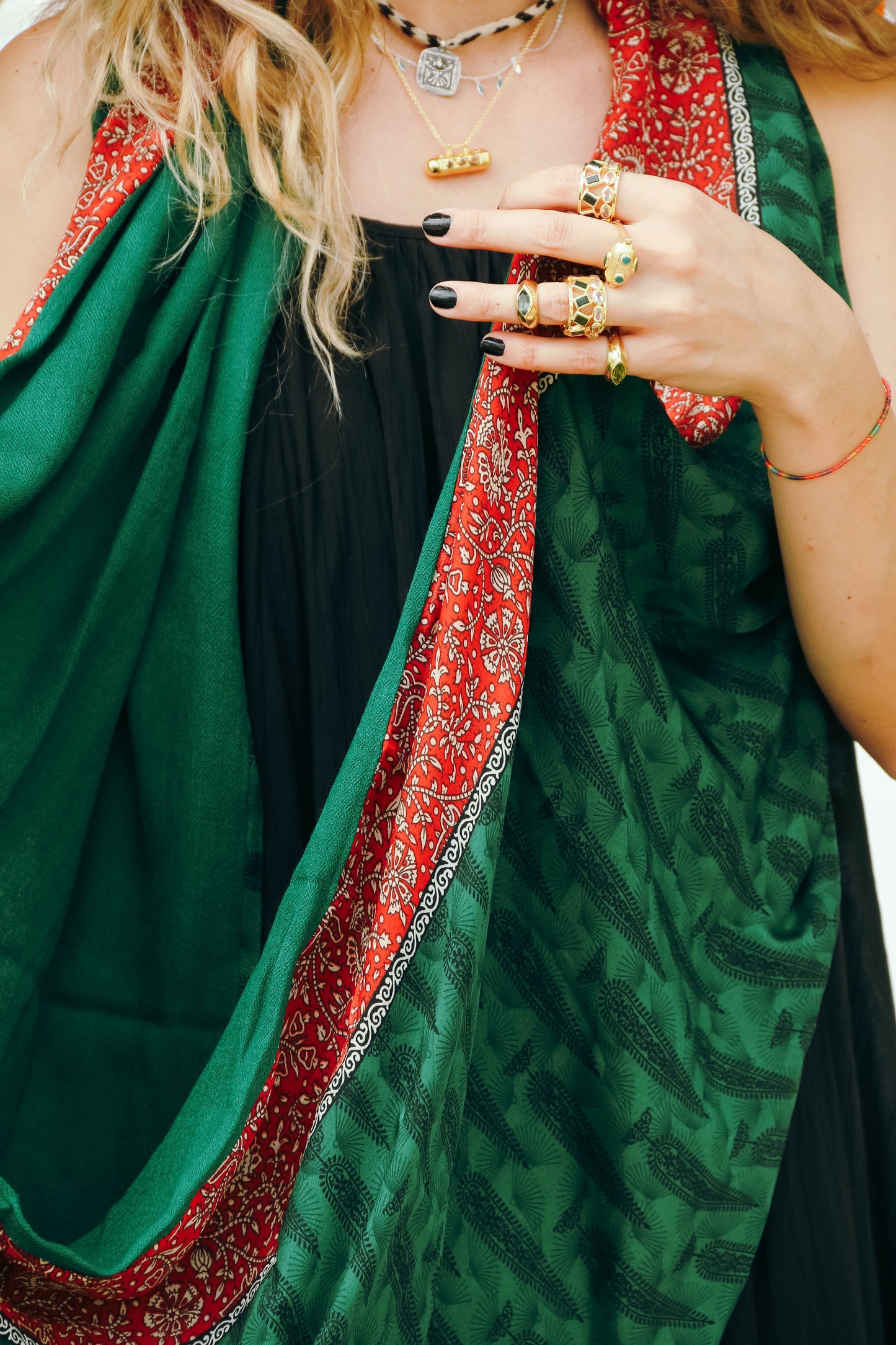 SCIARPA COLLO AMPIA SMERALDO