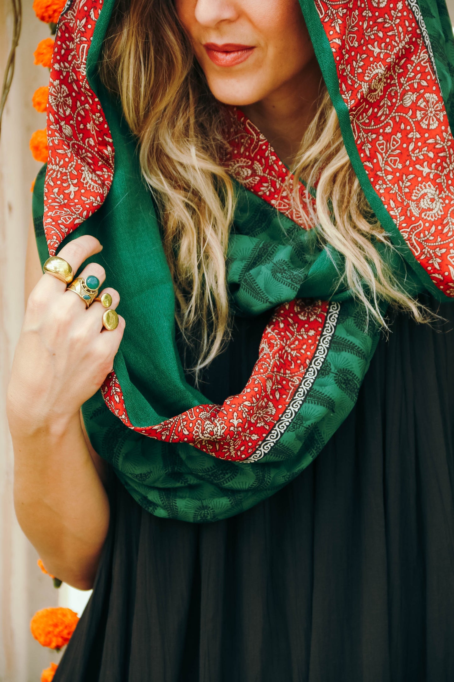 SCIARPA COLLO AMPIA SMERALDO