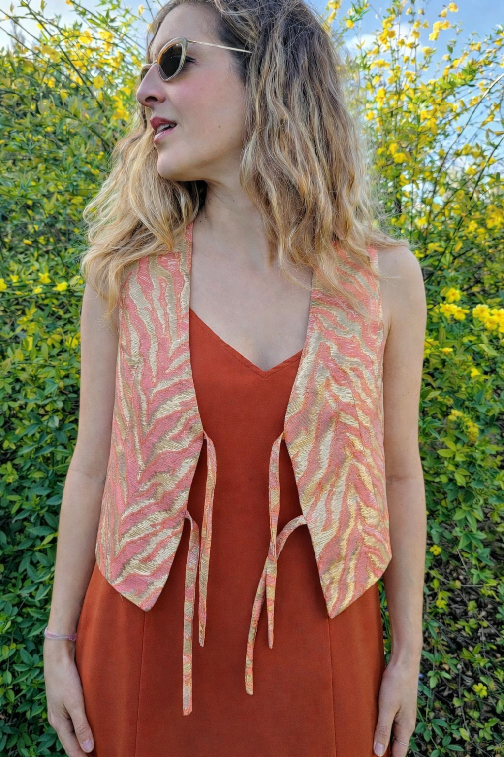 GILET PINK ZEBRA