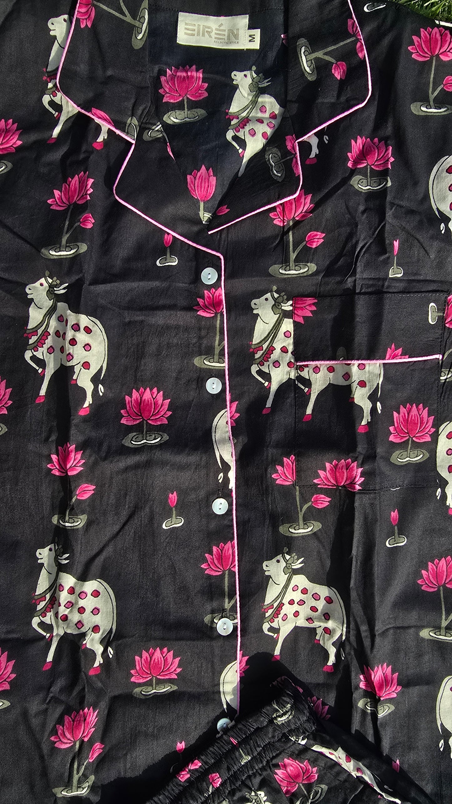 PYJAMAS COTONE DONNA holy cow